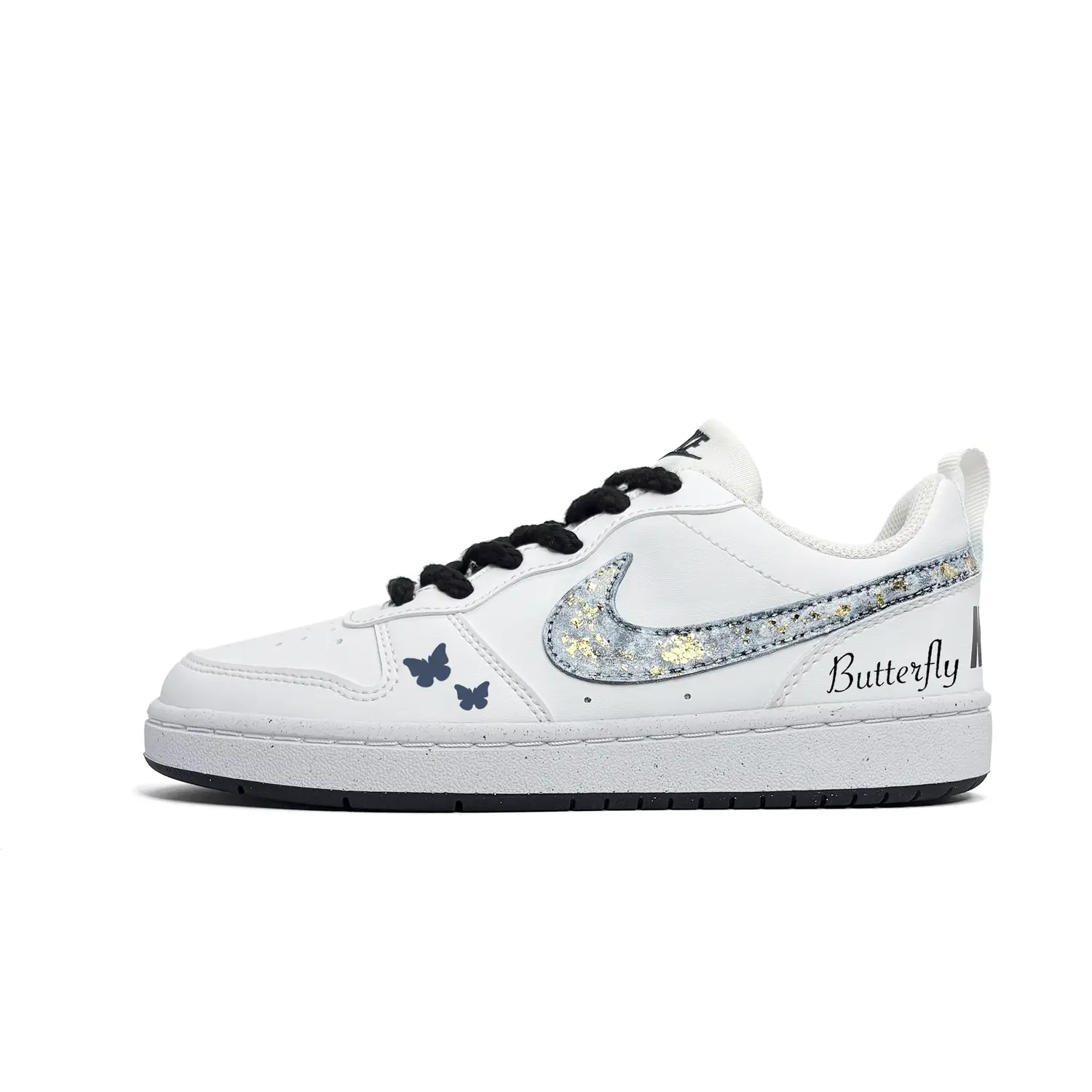Nike Детские низкие скейтбордистские кроссовки Court Borough Butterfly Gold Foil из синтетической кожи, износостойкие
Nike Детские низкие скейтбордистские кроссовки Court Borough Butterfly Gold Foil из синтетической кожи, износостойкие