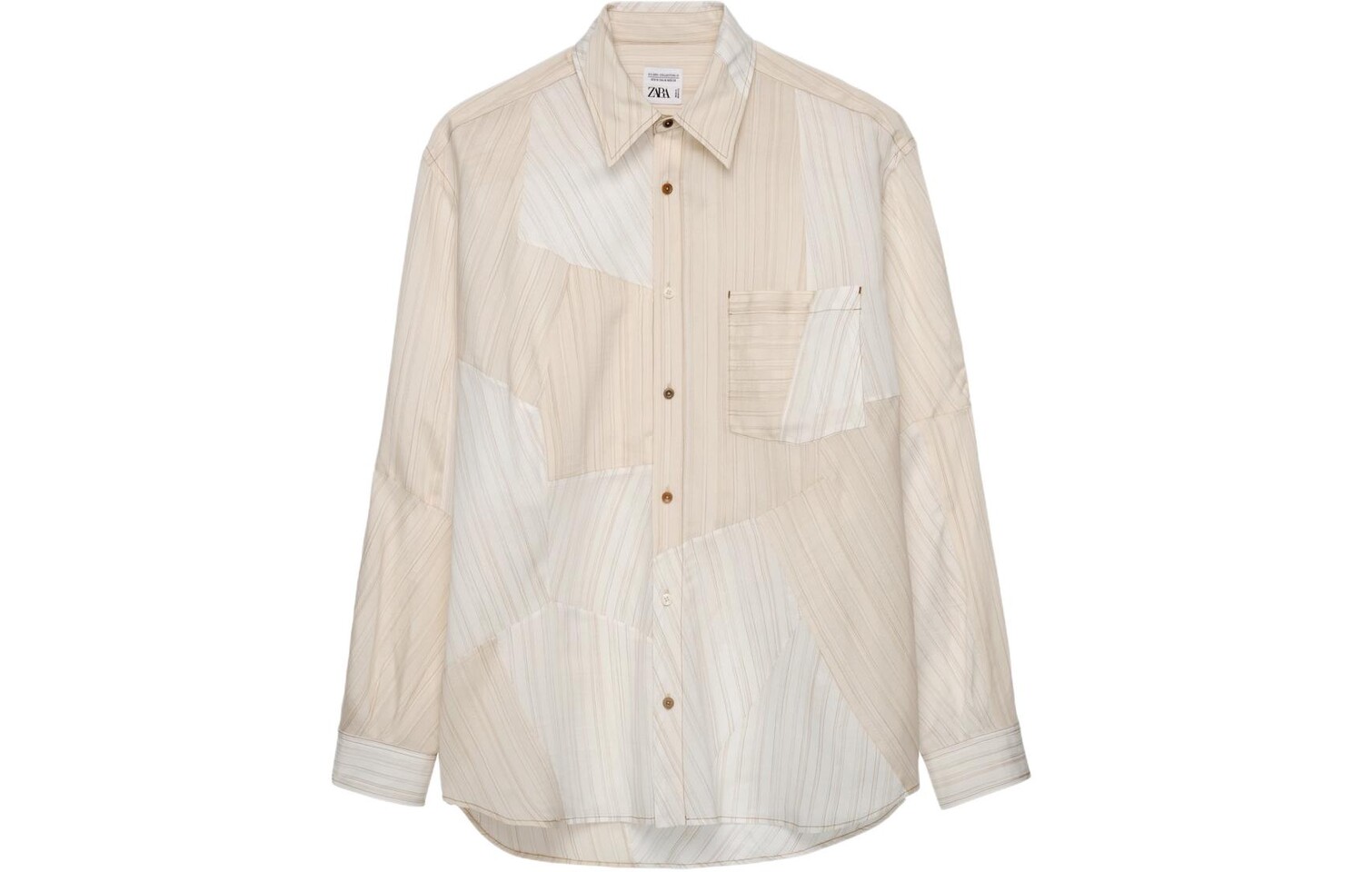 Рубашка мужская матово-белая Zara, белый
Рубашка мужская матово-белая Zara, белый