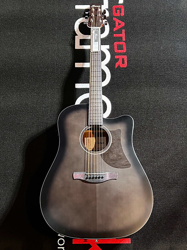 Акустическая гитара Ibanez AAD50CETCB Advanced Acoustic Guitar - Transparent Charcoal Burst Low Gloss