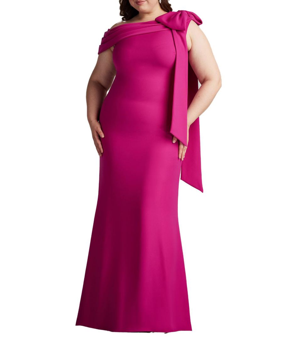 Женское платье Cassia из крепа с бантом на плечах Tadashi Shoji, Pink
Женское платье Cassia из крепа с бантом на плечах Tadashi Shoji, Pink