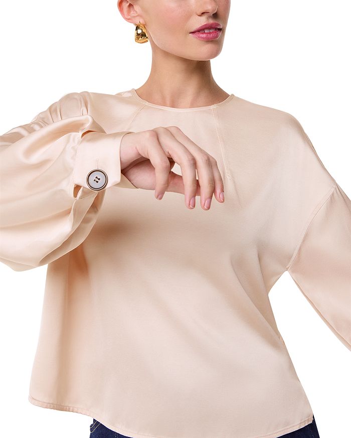 Блуза из демисезонного атласа Whistles, коричневый/бежевый
Блуза из демисезонного атласа Whistles, коричневый/бежевый