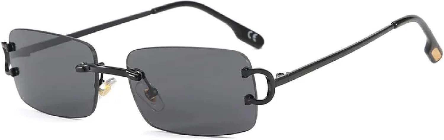 Модные солнцезащитные очки без оправы для женщин, роскошные ретро-очки с градиентным переходом цвета, для вечеринок на открытом воздухе, защита от УФ-излучения UV400 VVTWSSW, Black-black
Модные солнцезащитные очки без оправы для женщин, роскошные ретро-очки с градиентным переходом цвета, для вечеринок на открытом воздухе, защита от УФ-излучения UV400 VVTWSSW, Black-black