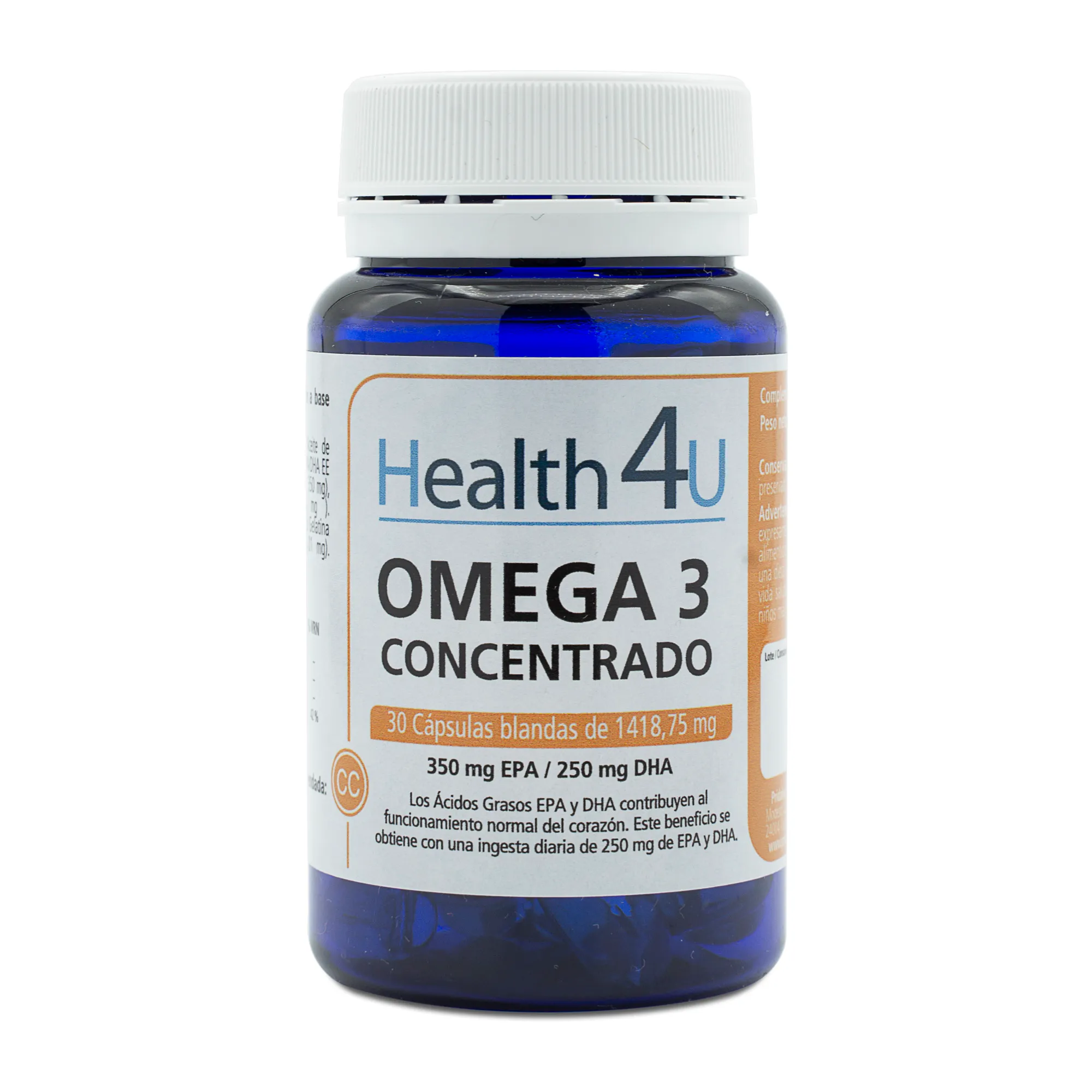 Снижает уровень холестерина в крови Omega 3 H4U, 30 UD