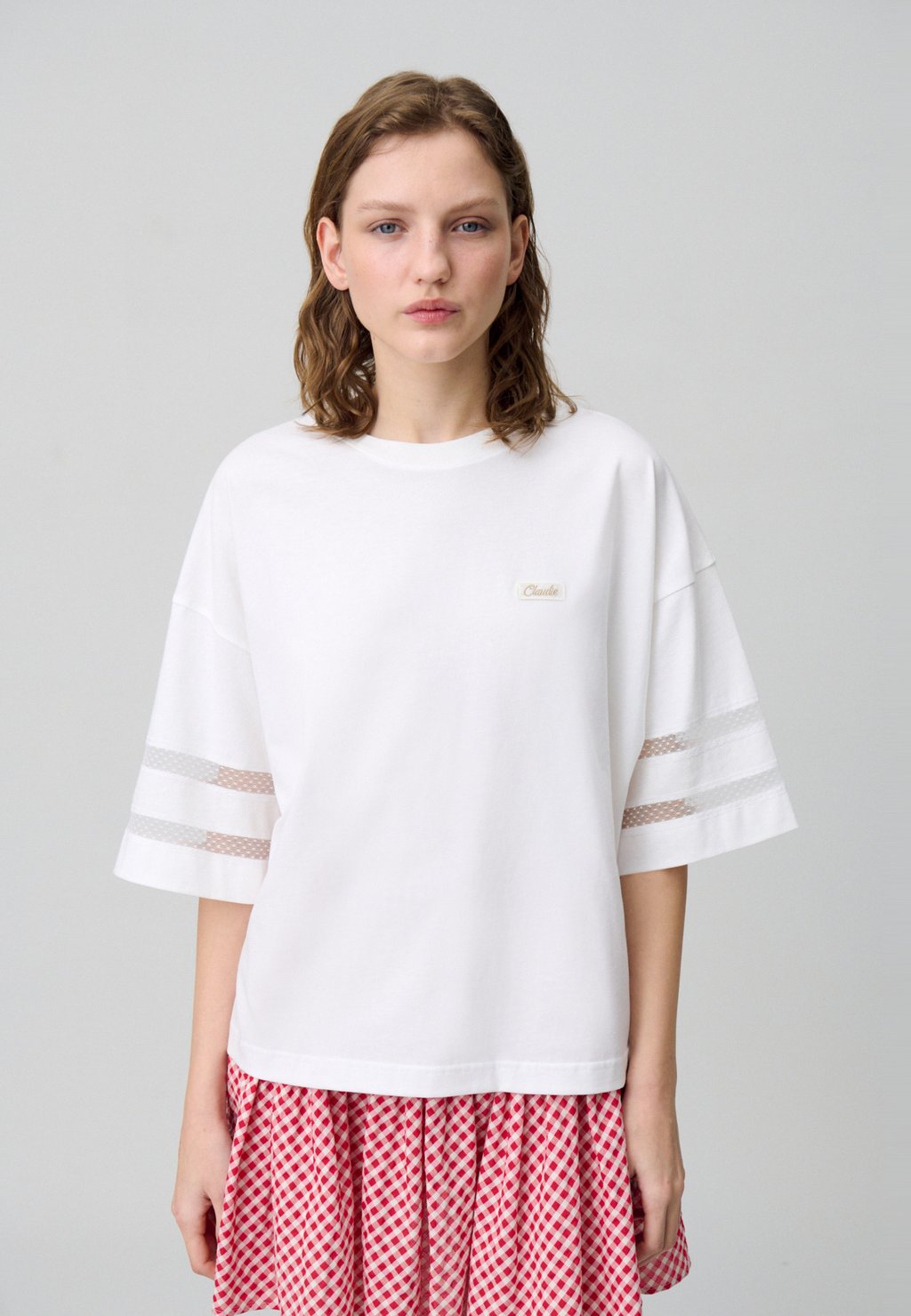 Футболка с принтом TANIA Claudie Pierlot, слоновая кость
Футболка с принтом TANIA Claudie Pierlot, слоновая кость