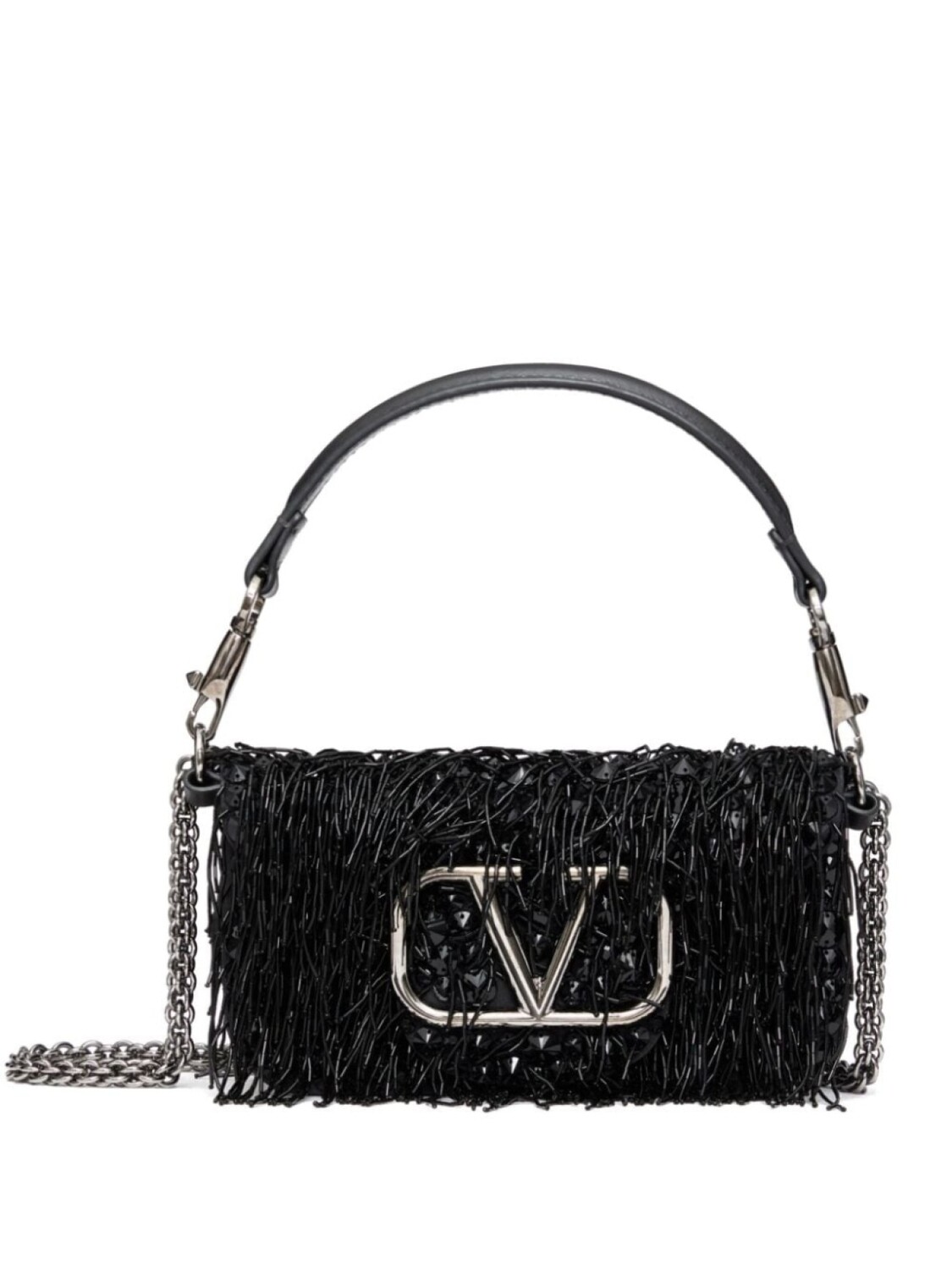 Valentino Garavani маленькая сумка через плечо с вышивкой Locò, черный
Valentino Garavani маленькая сумка через плечо с вышивкой Locò, черный