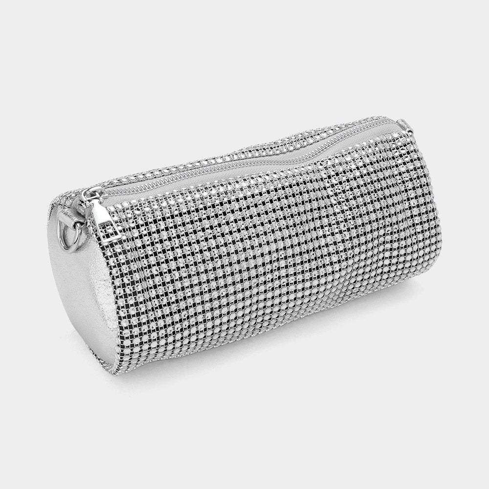 Блестящая стеганая круглая мини-сумка через плечо FASHNZFAB, серебряный
Блестящая стеганая круглая мини-сумка через плечо FASHNZFAB, серебряный