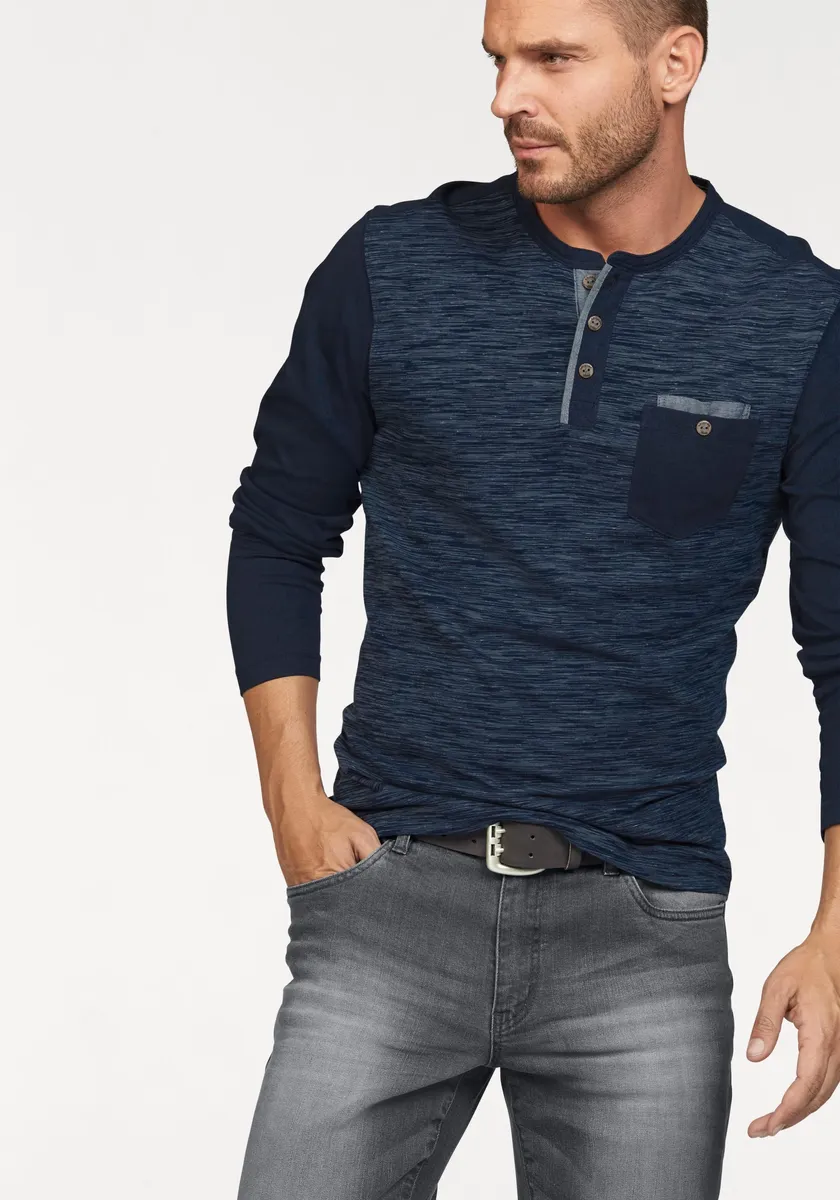 Рубашка Arizona с длинными рукавами, пестрым узором и изысканными деталями, синий
Рубашка Arizona с длинными рукавами, пестрым узором и изысканными деталями, синий