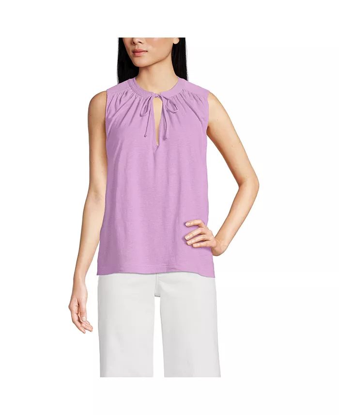 Женская льняная майка-трансформер с вырезом-стойкой Lands' End, фиолетовый
Женская льняная майка-трансформер с вырезом-стойкой Lands' End, фиолетовый