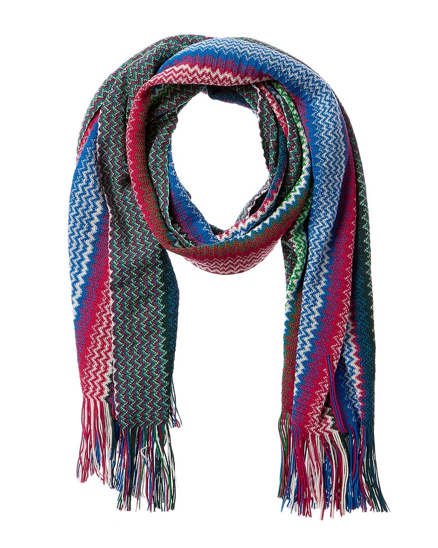 Шарф Missoni из смесовой шерсти Missoni, зеленый
Шарф Missoni из смесовой шерсти Missoni, зеленый