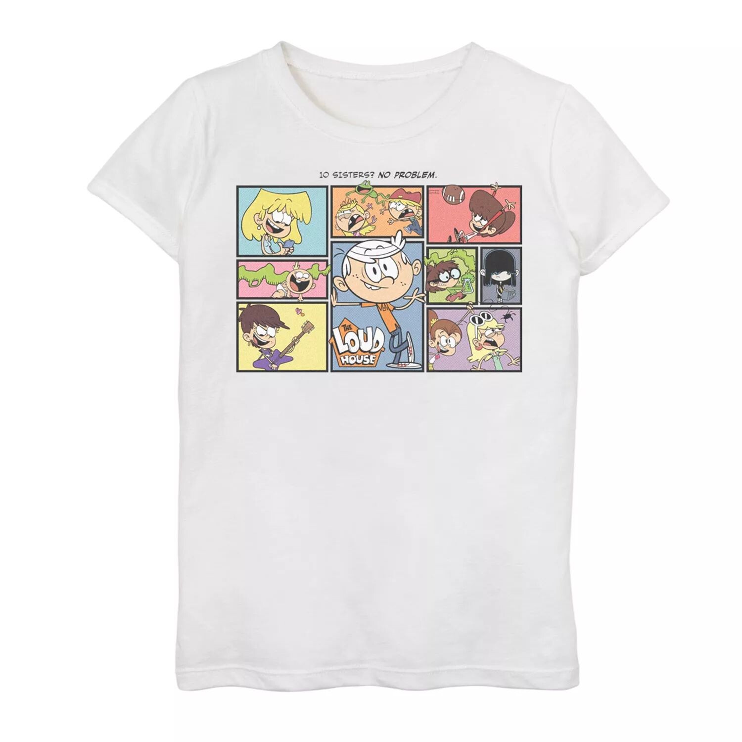 Футболка с коллажем «Мой шумный дом, 10 сестер» для девочек 7–16 лет Licensed Character
Футболка с коллажем «Мой шумный дом, 10 сестер» для девочек 7–16 лет Licensed Character