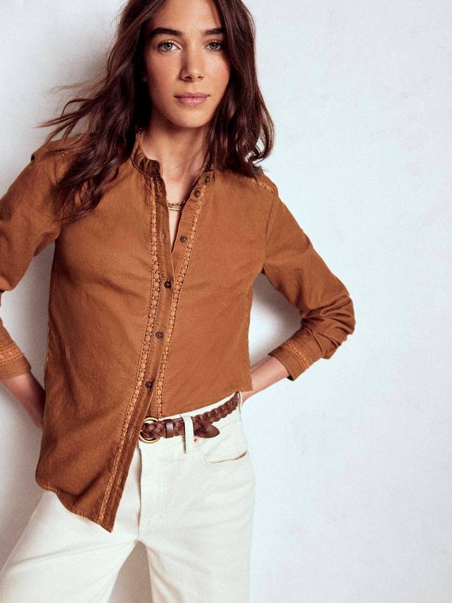 Рубашка Victoria с завязками Boden, Ginger
Рубашка Victoria с завязками Boden, Ginger