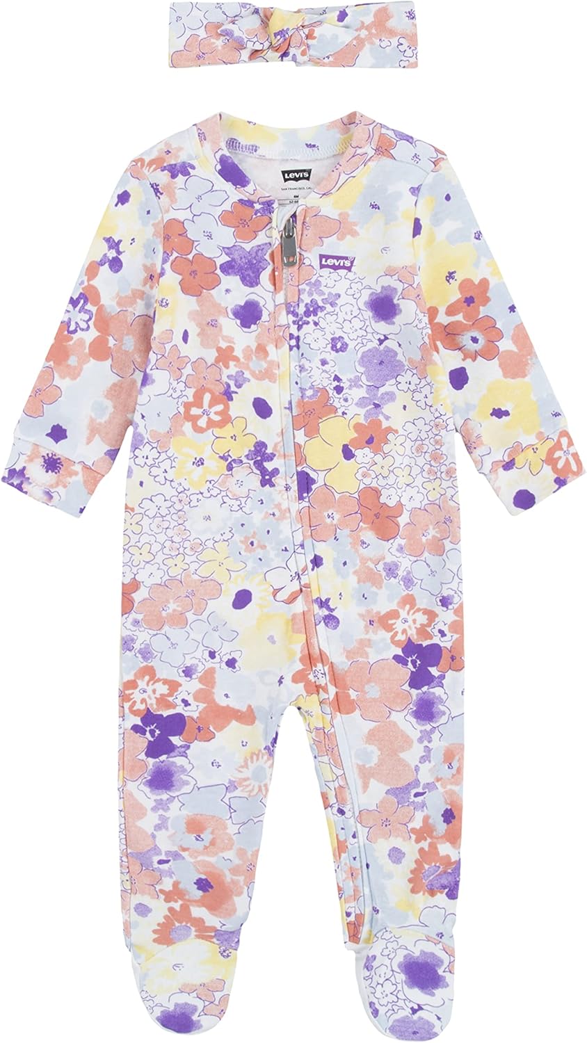 Комбинезон Levi's унисекс для малышей с длинными рукавами и стопами, Floral Blooms
Комбинезон Levi's унисекс для малышей с длинными рукавами и стопами, Floral Blooms