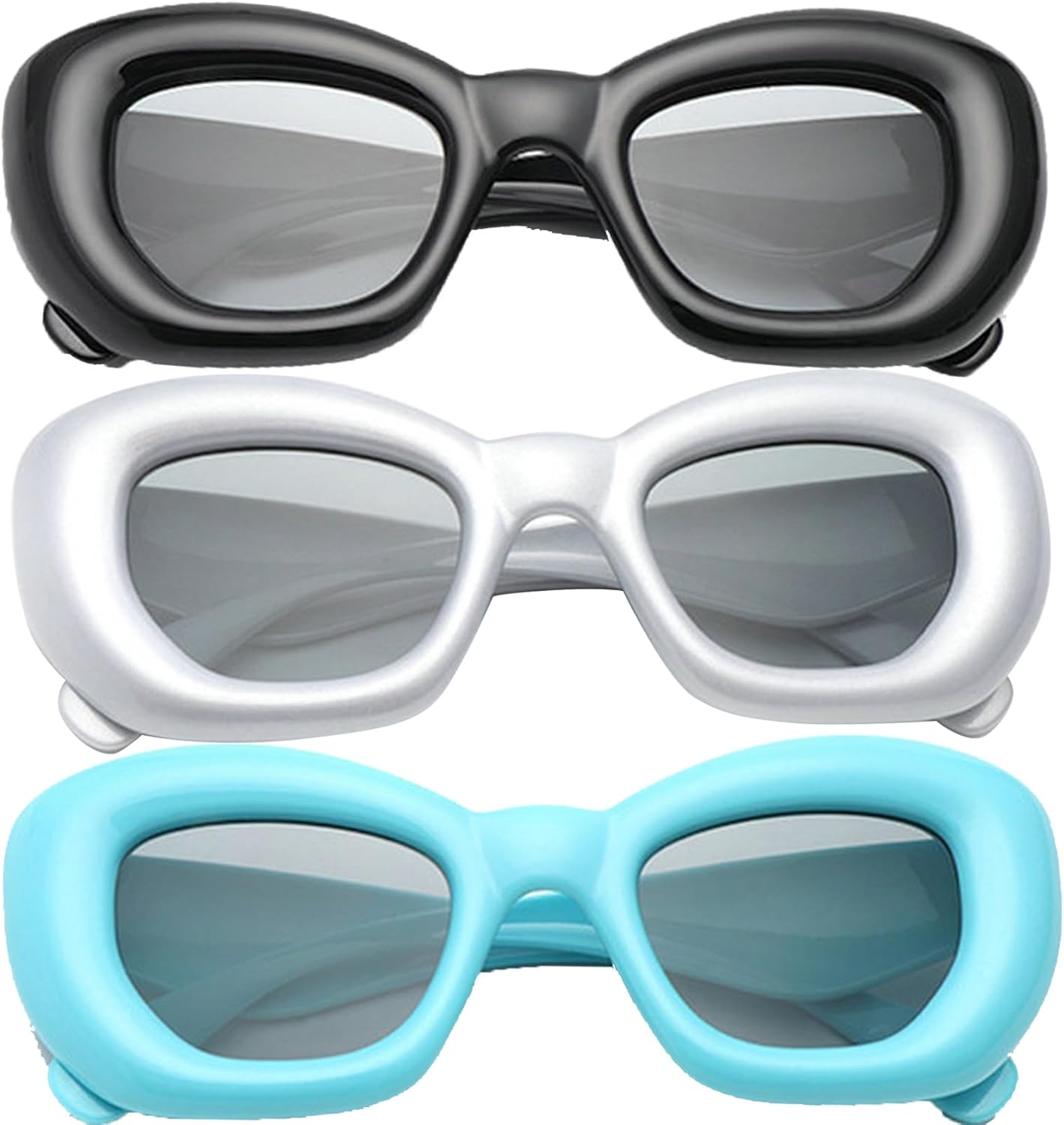 Сексуальные надувные солнцезащитные очки «кошачий глаз» для женщин, 2023 год, роскошные винтажные панк-очки, квадратные серебристые очки, защита от УФ-излучения UV400 mincl, 3pcs-black&silver&blue
Сексуальные надувные солнцезащитные очки «кошачий глаз» для женщин, 2023 год, роскошные винтажные панк-очки, квадратные серебристые очки, защита от УФ-излучения UV400 mincl, 3pcs-black&silver&blue