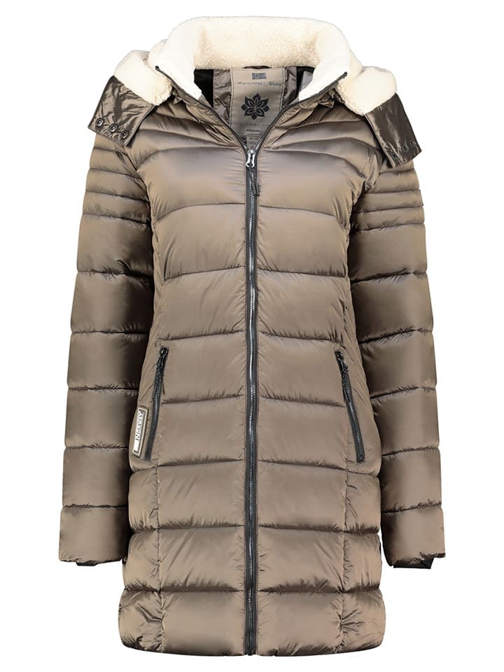 Geographical Norway Стеганое пальто «Каренн» бежевого цвета
Geographical Norway Стеганое пальто «Каренн» бежевого цвета