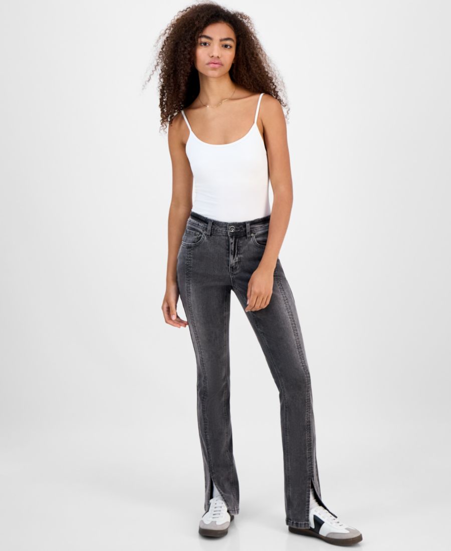 Джинсы-клеш средней посадки с прорезями и разрезами на манжетах для подростков Dollhouse, Magma Gray
Джинсы-клеш средней посадки с прорезями и разрезами на манжетах для подростков Dollhouse, Magma Gray