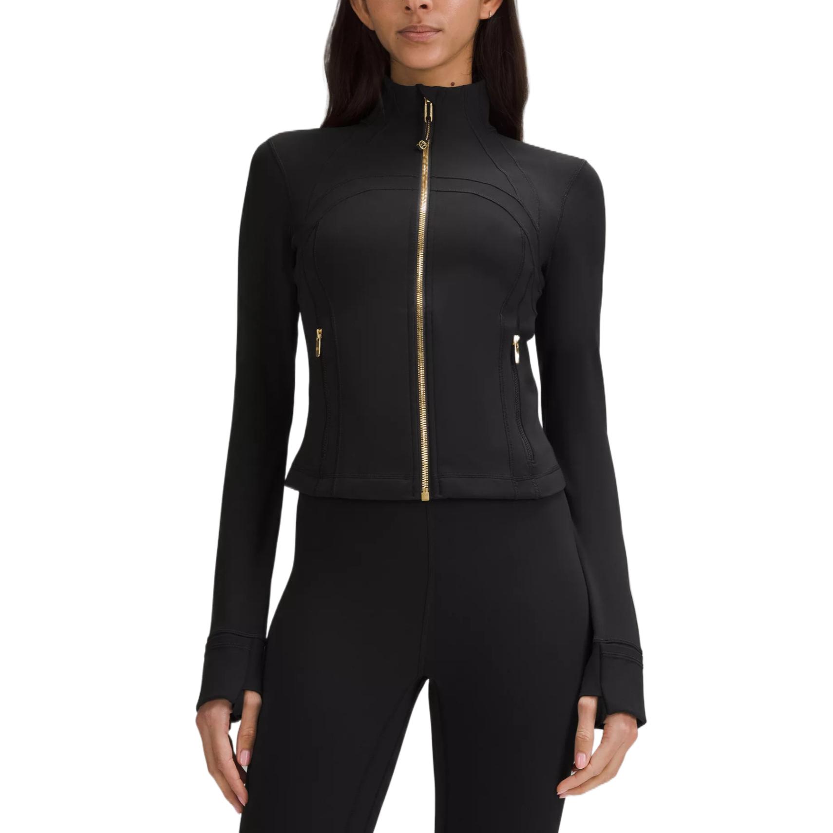 Йога-кофта для женщин Lululemon, черный/золотой
Йога-кофта для женщин Lululemon, черный/золотой