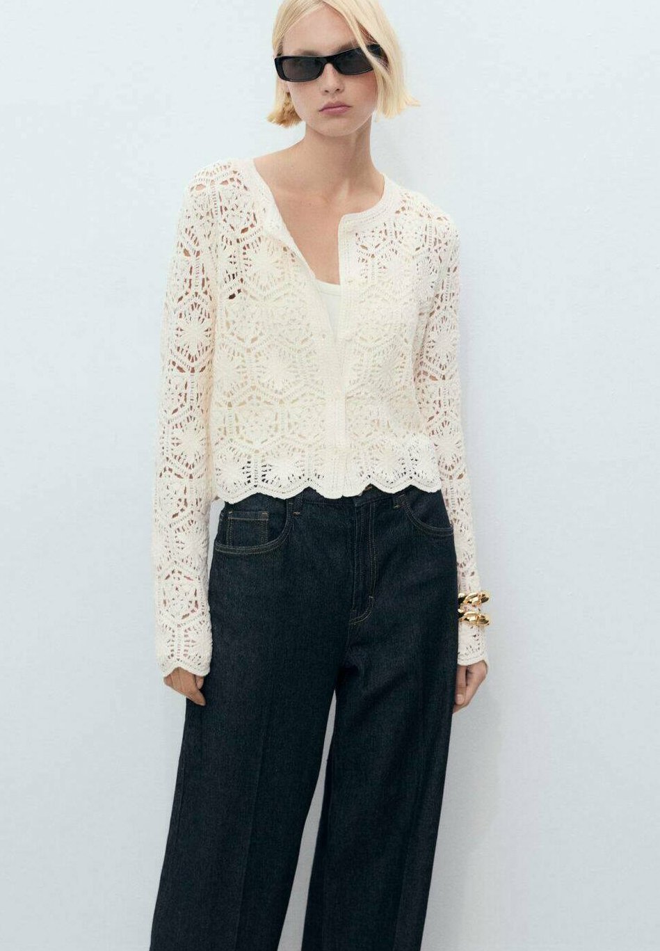 Кардиган Mango, кремовый
Кардиган Mango, кремовый