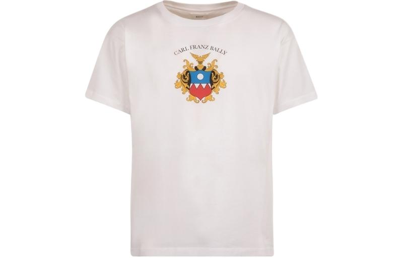 Футболка из органического хлопка с принтом в виде эмблемы BALLY, белый
Футболка из органического хлопка с принтом в виде эмблемы BALLY, белый