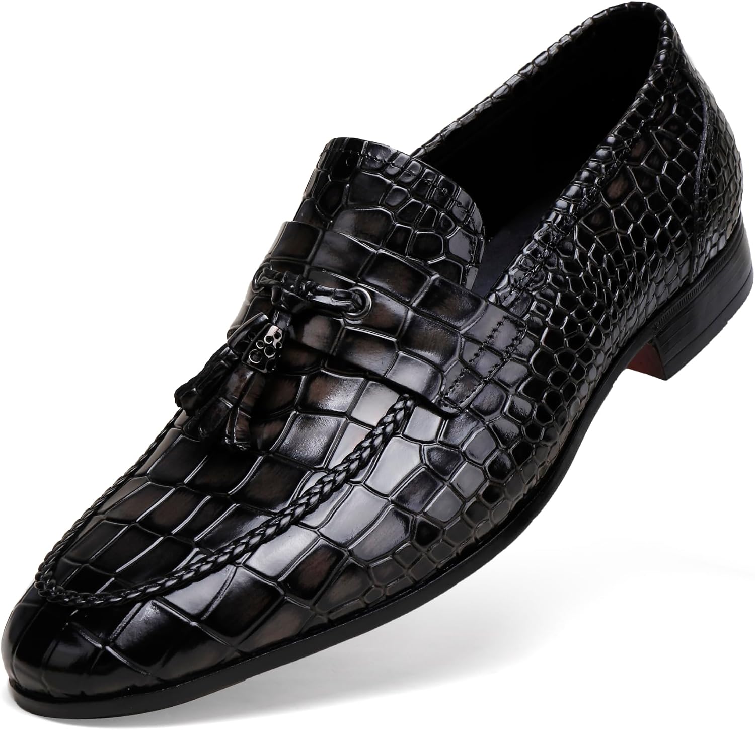 Мужские лоферы GOLDEN COXES с кисточками, повседневные кожаные туфли с тиснением под крокодила, слипоны с пенни-локсами для мужчин Golden Coxes Family, серый
Мужские лоферы GOLDEN COXES с кисточками, повседневные кожаные туфли с тиснением под крокодила, слипоны с пенни-локсами для мужчин Golden Coxes Family, серый