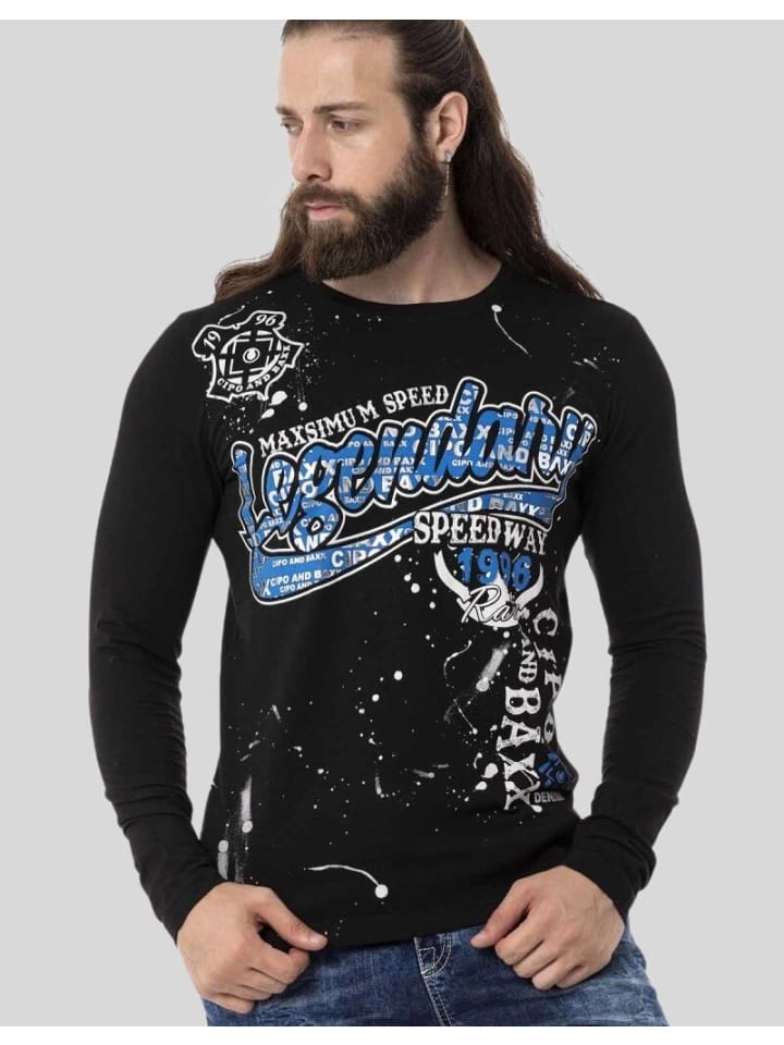 Функциональный лонгслив Cipo & Baxx, черный
Функциональный лонгслив Cipo & Baxx, черный