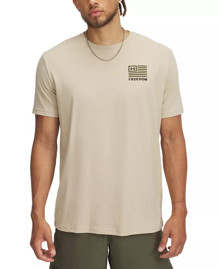 Мужская футболка с принтом Freedom Under Armour, коричневый/бежевый
Мужская футболка с принтом Freedom Under Armour, коричневый/бежевый