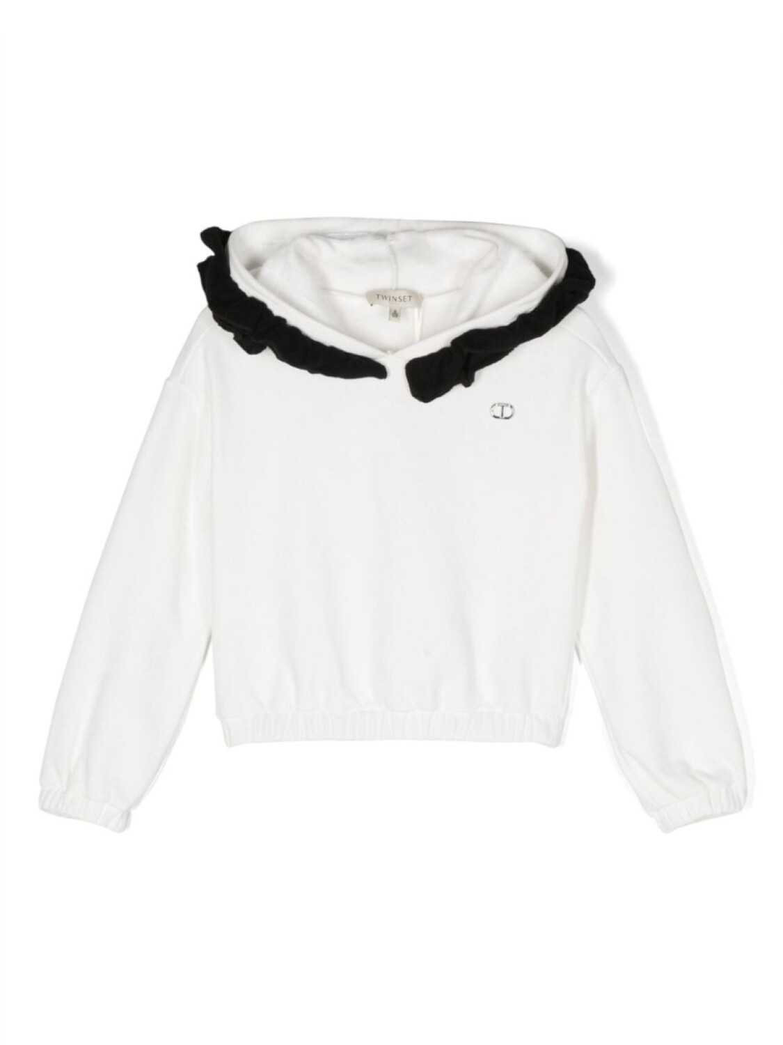 TWINSET Kids худи с оборками, белый
TWINSET Kids худи с оборками, белый