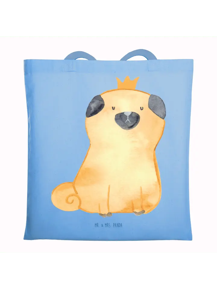 Сумка для переноски Mr & Mrs Panda Mops Krone ohne Spruch, небесно-синий
Сумка для переноски Mr & Mrs Panda Mops Krone ohne Spruch, небесно-синий