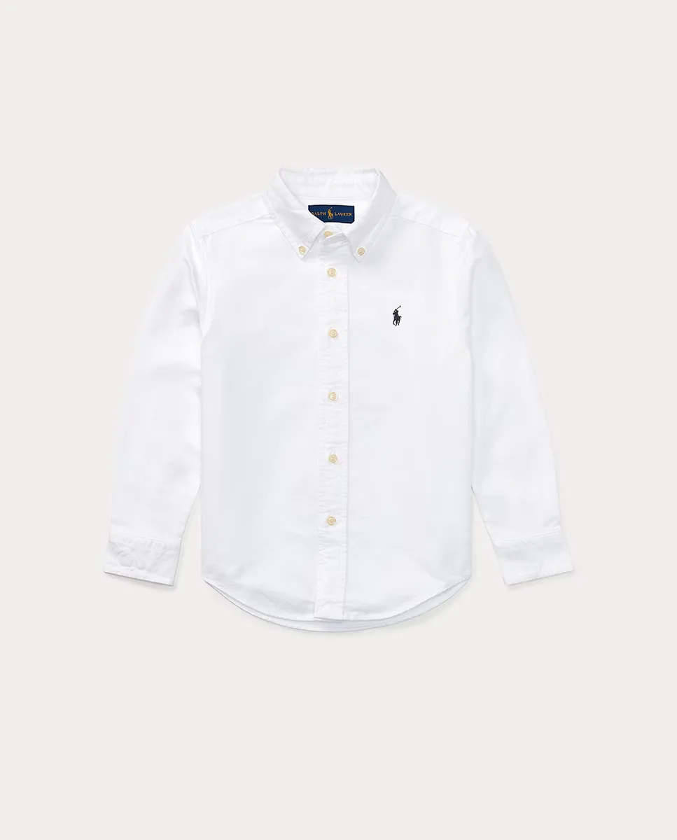 Чистая хлопковая рубашка для мальчика Polo Ralph Lauren
Чистая хлопковая рубашка для мальчика Polo Ralph Lauren