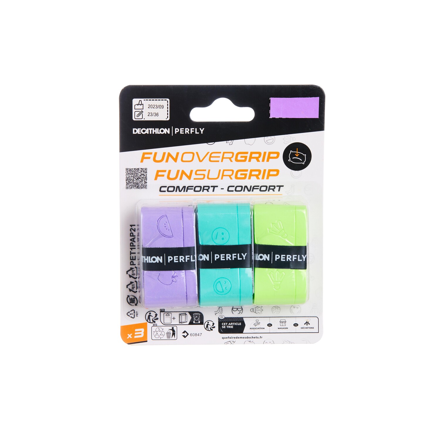 BADMINTON FUN OVERGRIP X 3 ФИОЛЕТОВЫЙ МЯТНО-ЗЕЛЕНЫЙ Perfly
BADMINTON FUN OVERGRIP X 3 ФИОЛЕТОВЫЙ МЯТНО-ЗЕЛЕНЫЙ Perfly