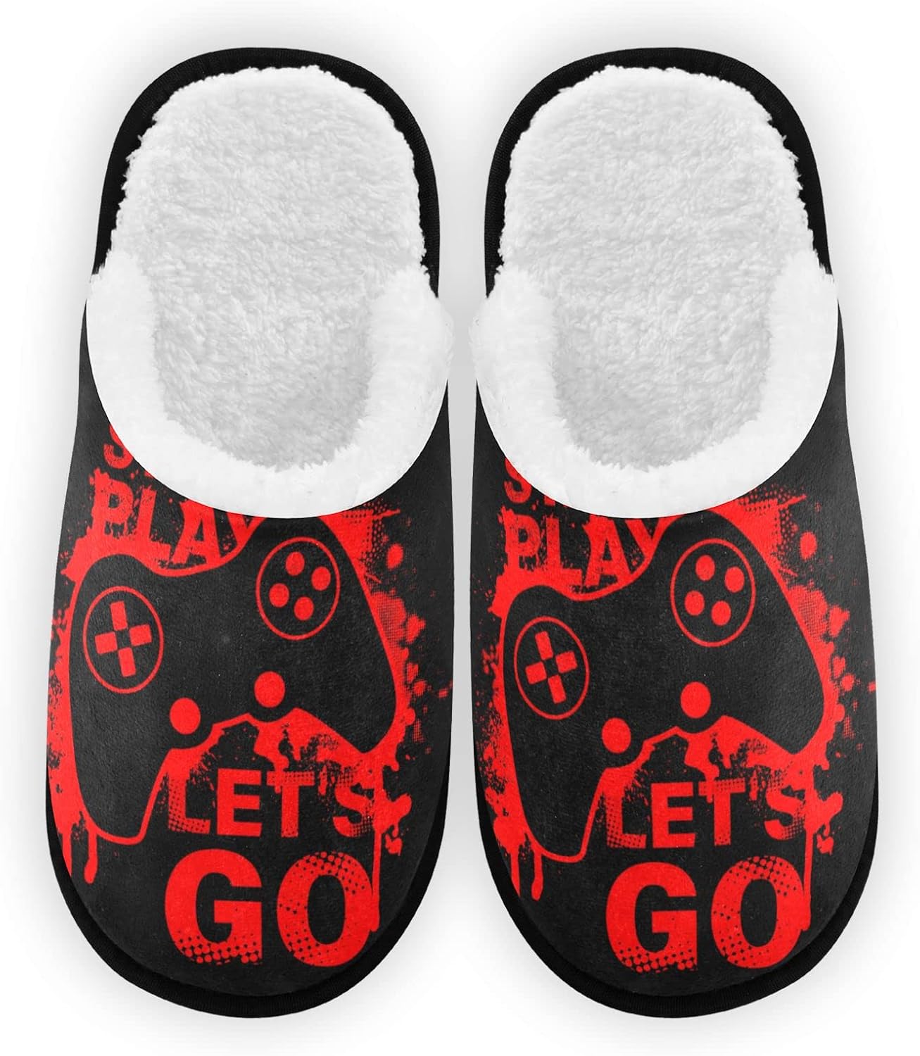 Тапочки для женщин и мужчин, домашние тапочки с мемори-пенной стелькой, нескользящие для улицы и дома, зимние тапочки для спальни Glaphy, красный
Тапочки для женщин и мужчин, домашние тапочки с мемори-пенной стелькой, нескользящие для улицы и дома, зимние тапочки для спальни Glaphy, красный