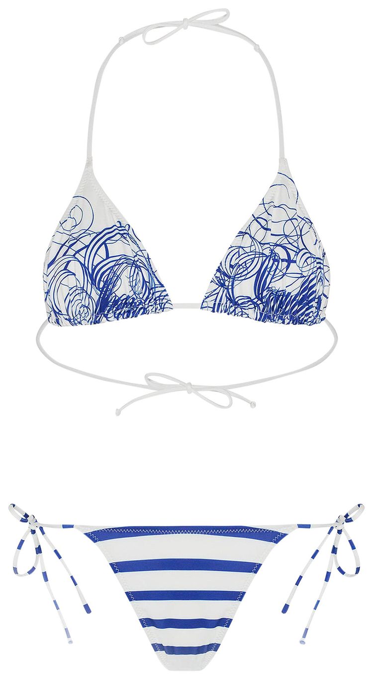 Джинсы Jean Paul Gaultier Printed Mariniere Calligraphie Jersey Bikini Top 'White/Navy', синий
Джинсы Jean Paul Gaultier Printed Mariniere Calligraphie Jersey Bikini Top 'White/Navy', синий