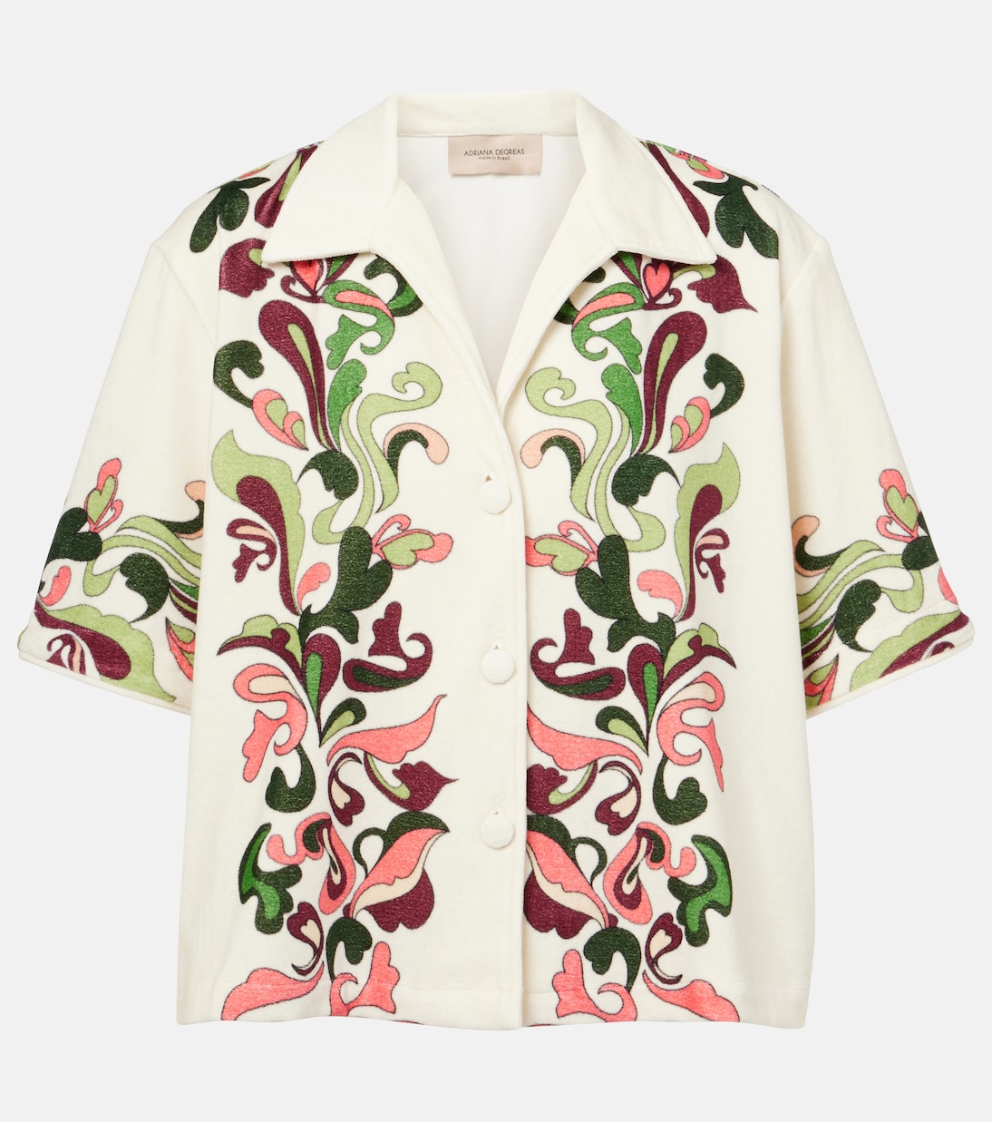 Рубашка для боулинга Inamorata из хлопковой смеси Adriana Degreas, белый
Рубашка для боулинга Inamorata из хлопковой смеси Adriana Degreas, белый