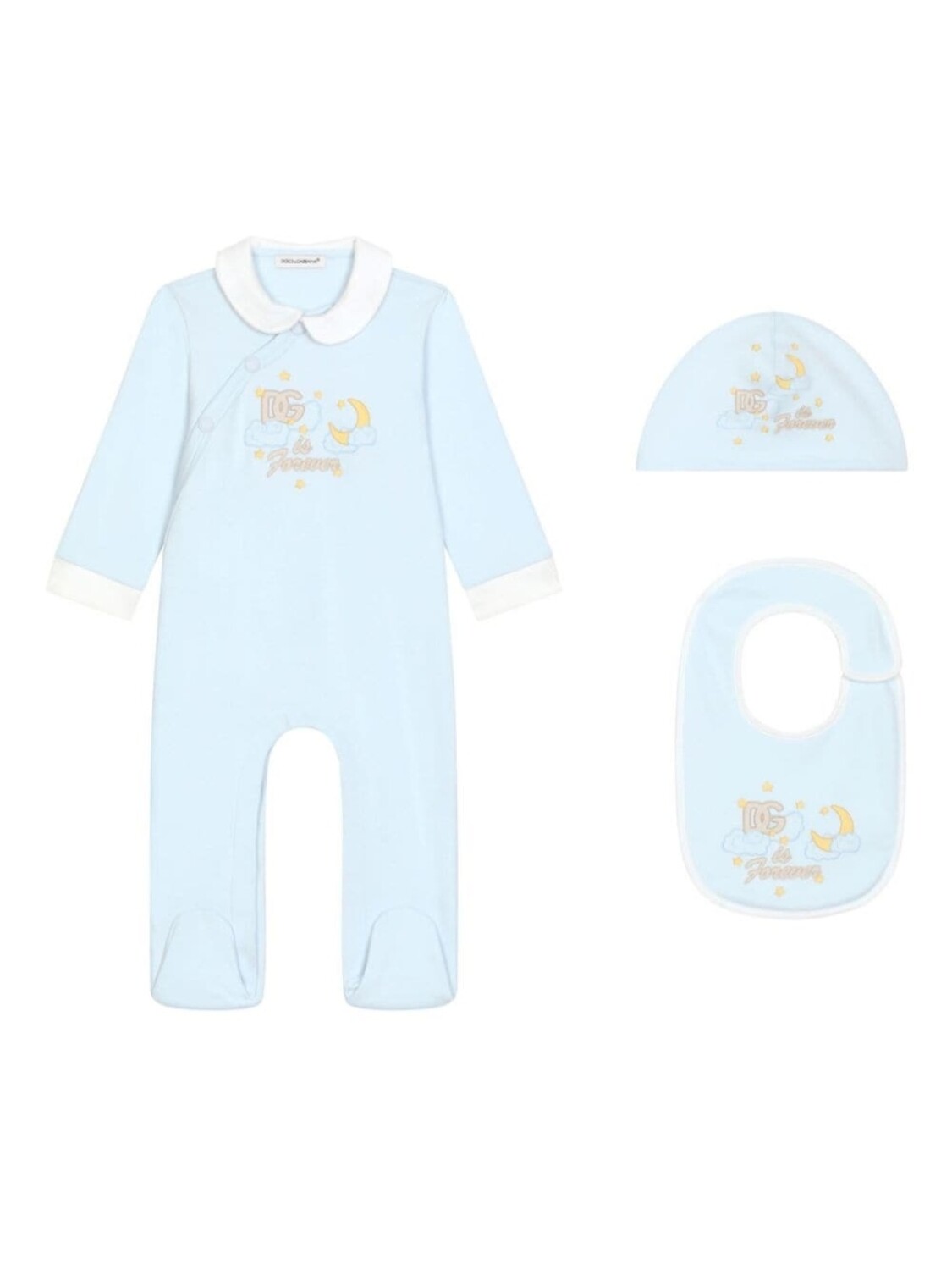 Dolce & Gabbana Kids комплект для новорожденного с принтом Moon and Star, синий
Dolce & Gabbana Kids комплект для новорожденного с принтом Moon and Star, синий