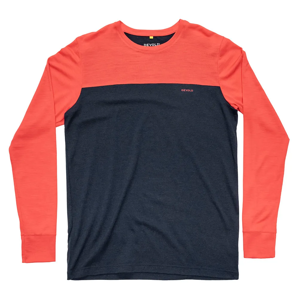 Лонгслив DEVOLD OF NORWAY Classic Linear, оранжевый 
Лонгслив DEVOLD OF NORWAY Classic Linear, оранжевый
