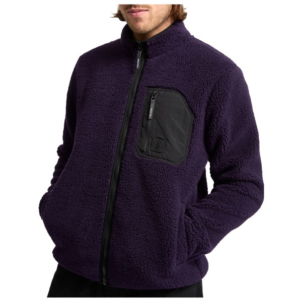 Куртка-Флис Muzzer fuzzar zip Volcom, фиолетовый 
Куртка-Флис Muzzer fuzzar zip Volcom, фиолетовый
