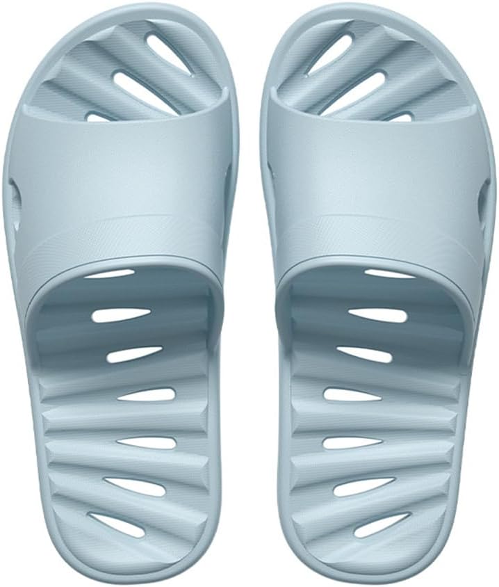 Унисекс шлепанцы для душа BYDZKJ с дренажными отверстиями, быстро сохнут, нескользящие, для дома, спальни, бассейна, легкие пляжные сандалии с мягкой подошвой, открытым носком, домашние тапочки, светло-голубой
Унисекс шлепанцы для душа BYDZKJ с дренажными отверстиями, быстро сохнут, нескользящие, для дома, спальни, бассейна, легкие пляжные сандалии с мягкой подошвой, открытым носком, домашние тапочки, светло-голубой