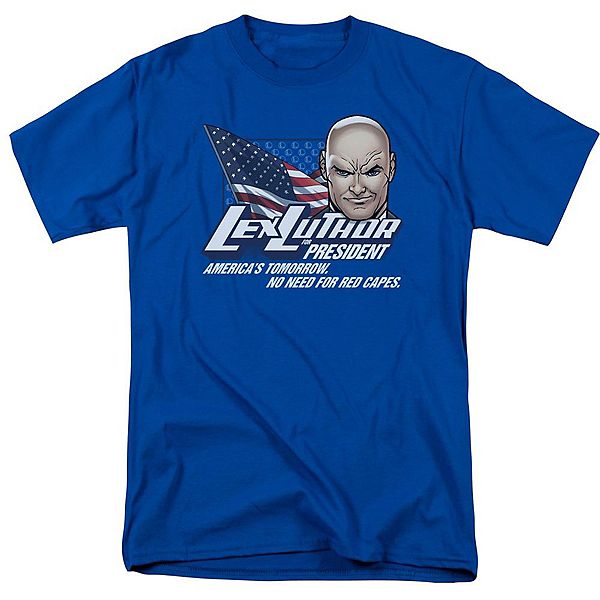 Футболка с коротким рукавом Superman Lex for President Licensed Character
Футболка с коротким рукавом Superman Lex for President Licensed Character