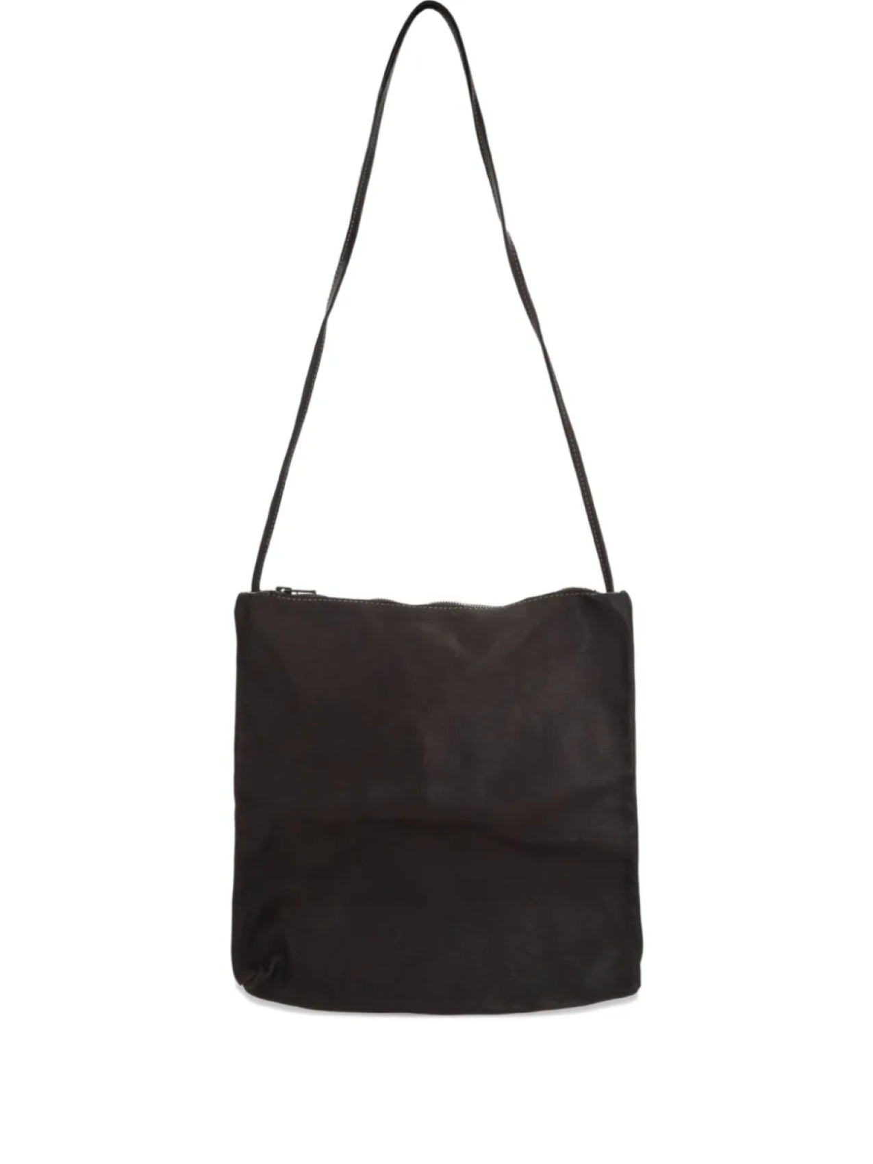 Из сумки через плечо "Зернистый" Guidi, коричневый 
Из сумки через плечо "Зернистый" Guidi, коричневый