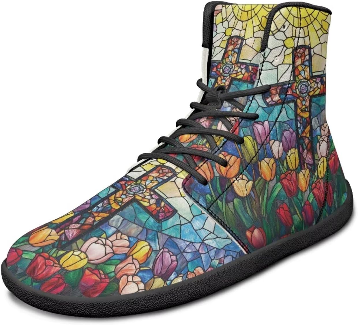 Кроссовки JoyLamoria унисекс с высокой посадкой, в стиле мандалы, кожаные, на шнуровке, удобные повседневные модные кроссовки, Cross Tulip Blossom
Кроссовки JoyLamoria унисекс с высокой посадкой, в стиле мандалы, кожаные, на шнуровке, удобные повседневные модные кроссовки, Cross Tulip Blossom