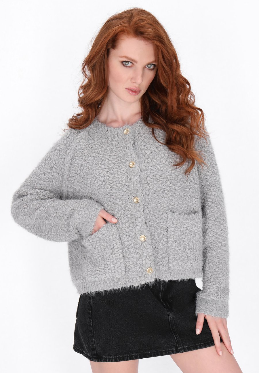 Кардиган DreiMaster Cardigan, Grey Melange/Grey
Кардиган DreiMaster Cardigan, Grey Melange/Grey