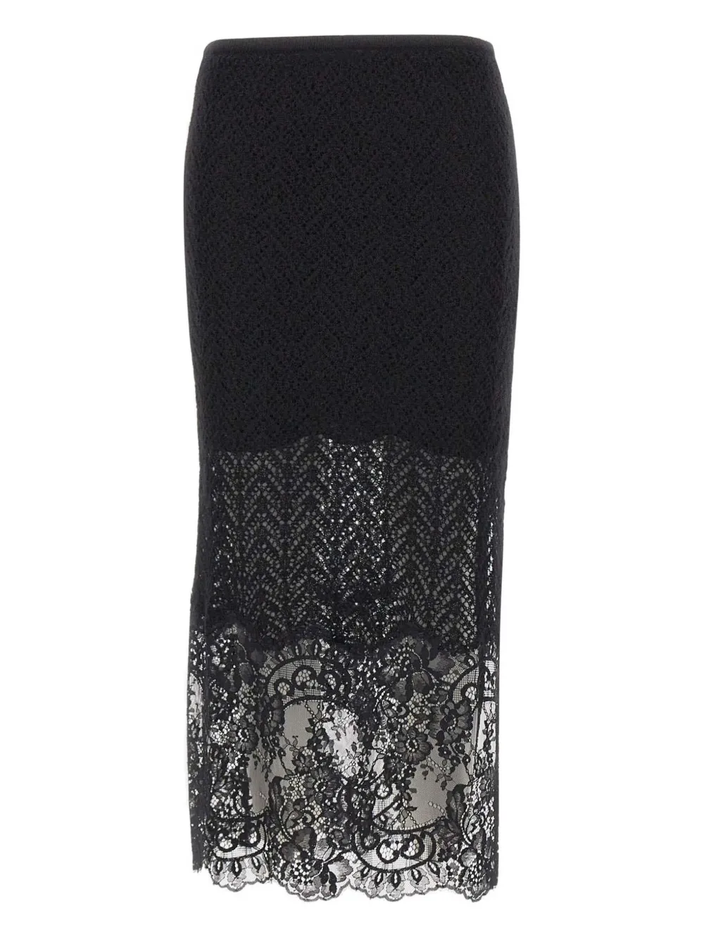 Юбка миди с фактурным кружевом BLUMARINE, черный
Юбка миди с фактурным кружевом BLUMARINE, черный