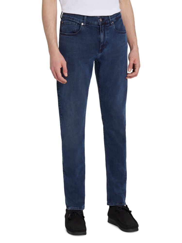 Джинсы узкого кроя с высокой посадкой 7 For All Mankind, цвет Dark Wash
Джинсы узкого кроя с высокой посадкой 7 For All Mankind, цвет Dark Wash
