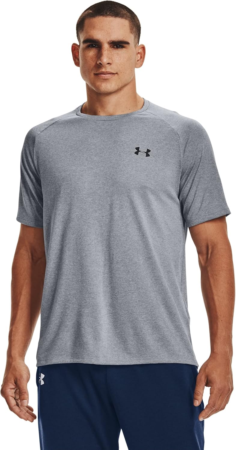 Мужская футболка с коротким рукавом Under Armour Tech 2.0, Steel Light Heather/Black, Черный, Мужская футболка с коротким рукавом Under Armour Tech 2.0, Steel Light Heather/Black
Мужская футболка с коротким рукавом Under Armour Tech 2.0, Steel Light Heather/Black, Черный, Мужская футболка с коротким рукавом Under Armour Tech 2.0, Steel Light Heather/Black