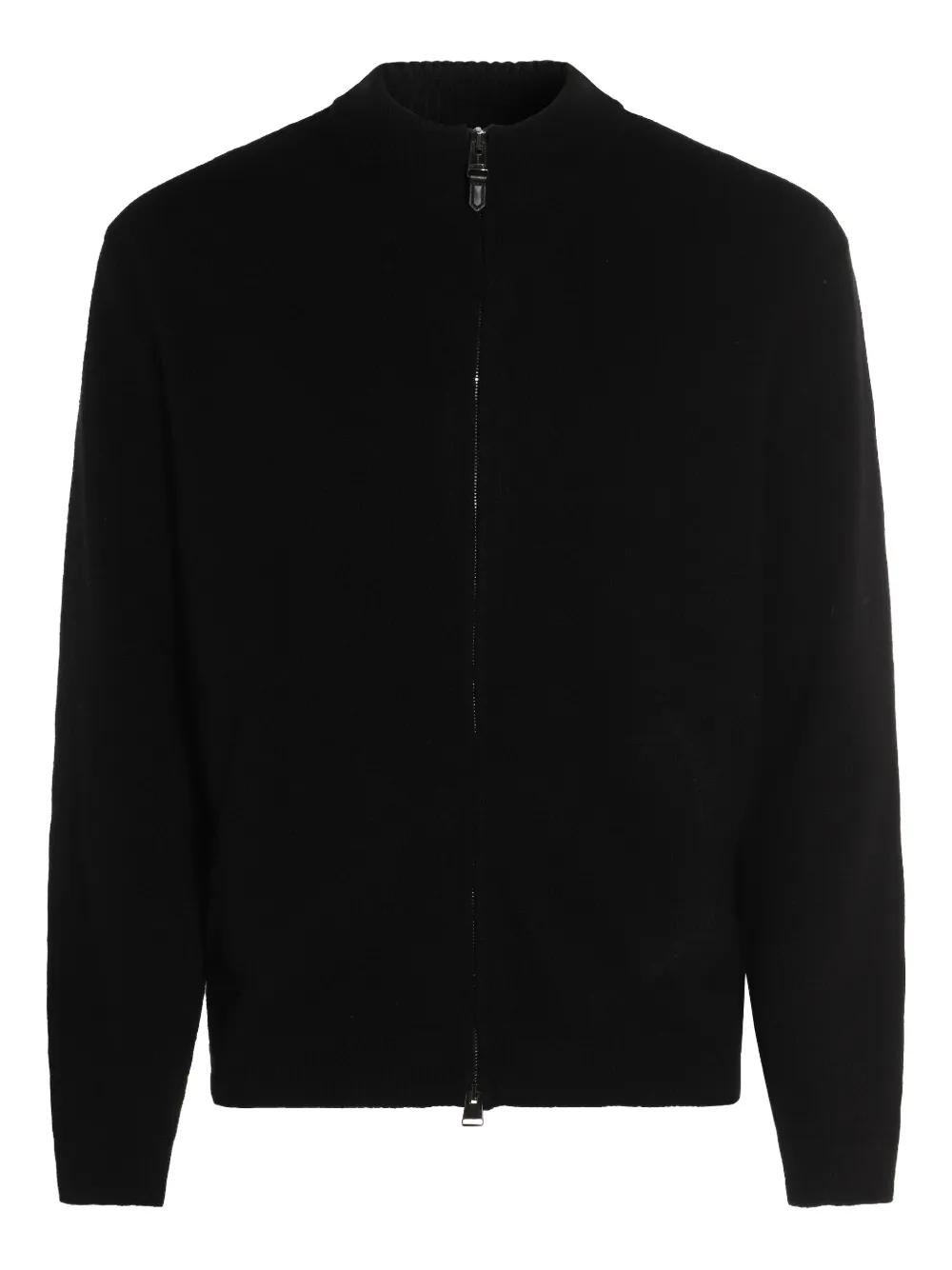 Свитер с воротником на молнии Canali, черный
Свитер с воротником на молнии Canali, черный