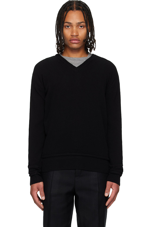 Our Legacy Черный свитер с V-образным вырезом
Our Legacy Черный свитер с V-образным вырезом