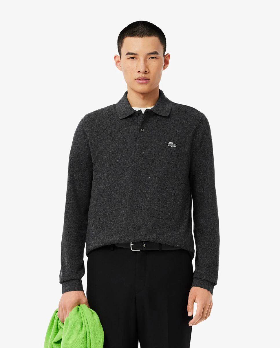 Оригинальная мужская рубашка-поло с длинными рукавами Lacoste, черный
Оригинальная мужская рубашка-поло с длинными рукавами Lacoste, черный
