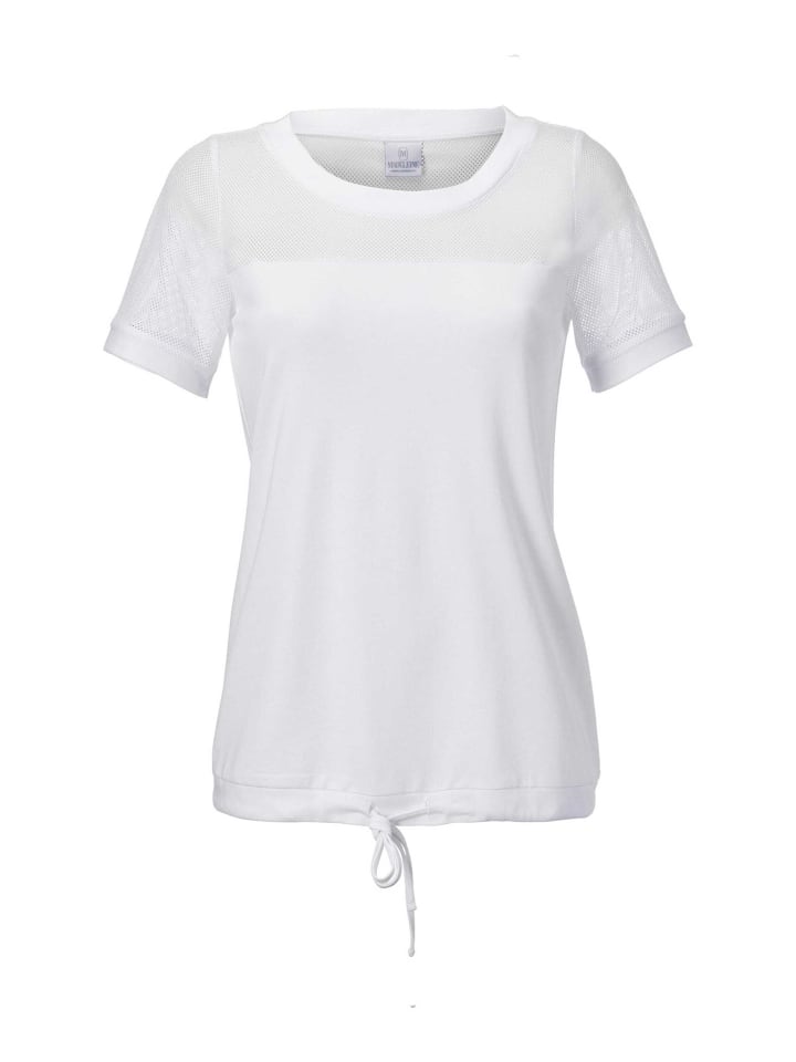 MADELEINE Легкая белая футболка с прозрачными деталями, Белый, MADELEINE Легкая белая футболка с прозрачными деталями
MADELEINE Легкая белая футболка с прозрачными деталями, Белый, MADELEINE Легкая белая футболка с прозрачными деталями