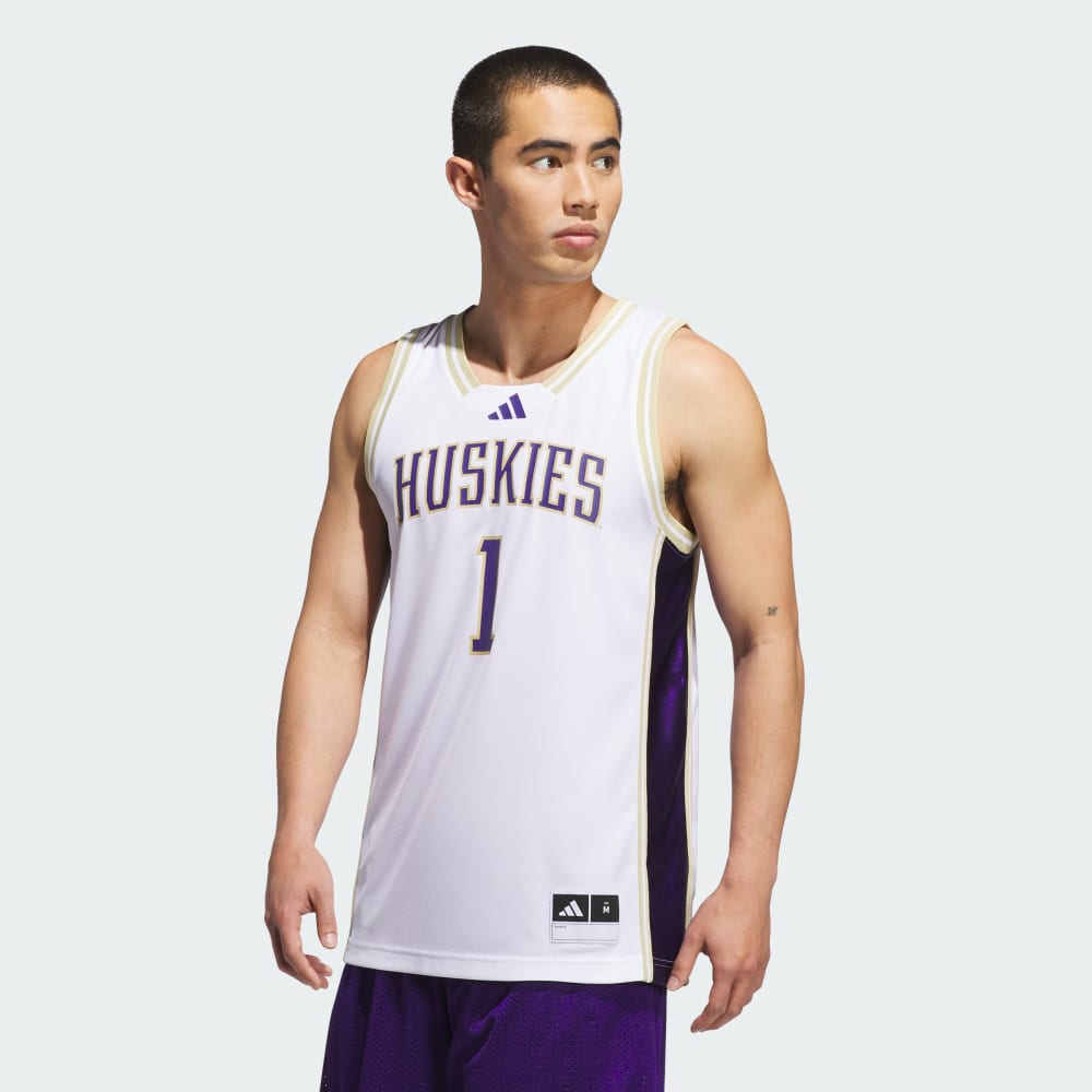 Джерси Adidas Washington Huskies Home Swingman Jersey, белый
Джерси Adidas Washington Huskies Home Swingman Jersey, белый