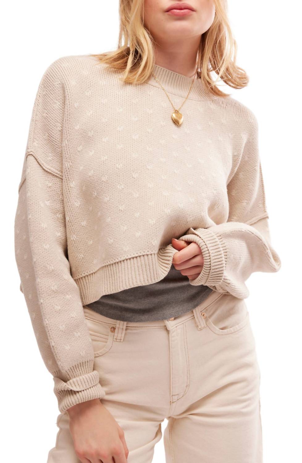 Укороченный свитер Easy Street Patterned Crop в овсяном цвете Combo Free People, цвет oatmeal combo
Укороченный свитер Easy Street Patterned Crop в овсяном цвете Combo Free People, цвет oatmeal combo
