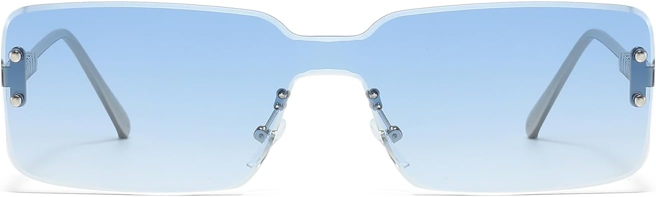 Маленькие прямоугольные солнцезащитные очки для женщин и мужчин, ретро, без оправы, прозрачные солнцезащитные очки, винтажные, без оправы, квадратные Azoxus, Blue Lens
Маленькие прямоугольные солнцезащитные очки для женщин и мужчин, ретро, без оправы, прозрачные солнцезащитные очки, винтажные, без оправы, квадратные Azoxus, Blue Lens